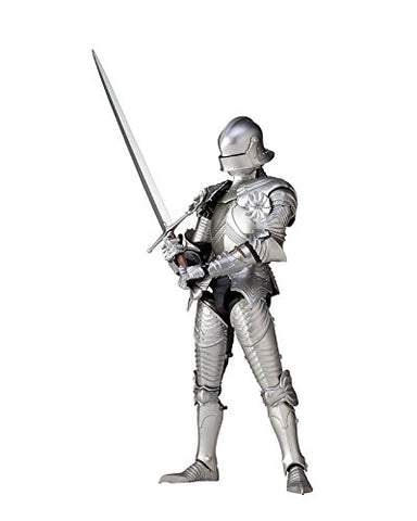 KT Project KT-021 - Revoltech - 15th Century Gothic Field Armor - Silver (Kaiyodo)