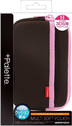 Palette Multi Soft Pouch for 3DS (Chocolate Pink)