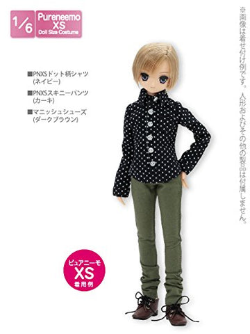 Doll Clothes - Pureneemo Original Costume - PureNeemo XS Size Costume - Skinny Pants - 1/6 - Khaki (Azone)