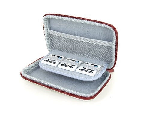 Palette Semi Hard Pouch for 3DS (Snow Red)