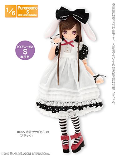 Doll Clothes - Pureneemo Original Costume - PureNeemo S Size Costume - Clock Usagi-san Set - 1/6 (Azone)