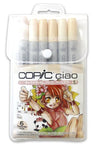 Copic Ciao Set of 6 Character Select 1-based Color