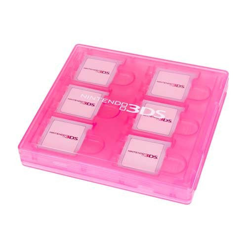 3DS Card Pocket 12 (Clear Pink)