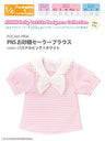 Doll Clothes - Pureneemo Original Costume - PureNeemo S Size Costume - Osatou Sailor Blouse - 1/6 - Pastel Pink x White (Azone)