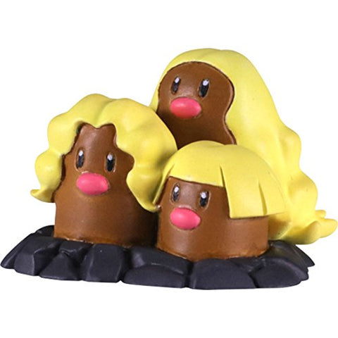 Pocket Monsters Sun & Moon - Dugtrio - Moncolle Ex S - Monster Collection - EMC_35 - Alola Form (Takara Tomy)