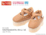 Doll Clothes - Picconeemo Costume - Cross Strap Shoes - 1/12 - Beige (Azone)