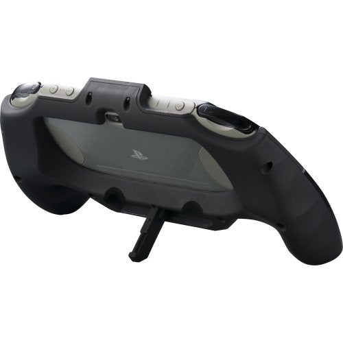 Rubber Coat Grip for PlayStation Vita Slim (Black)