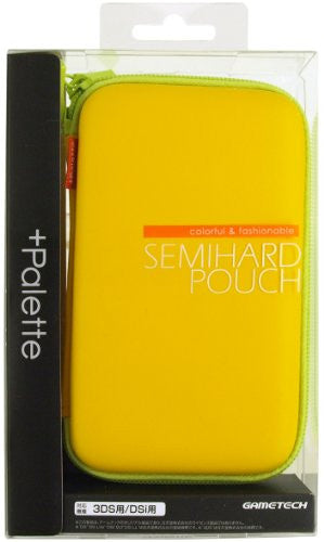 Palette Semi Hard Pouch for 3DS (Yellow Leaf)