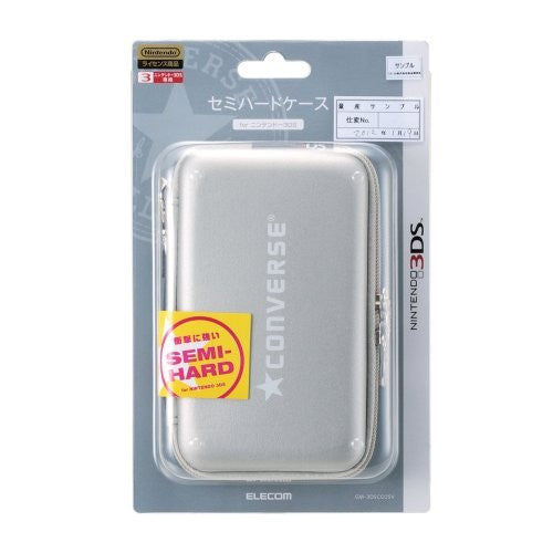 3DS Converse Semi Hard Case (Silver)