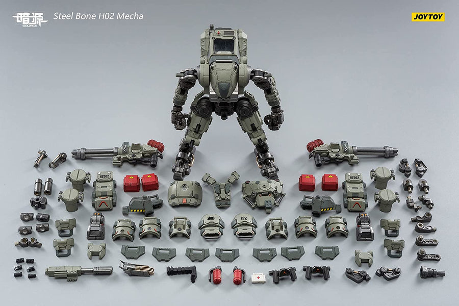 1/25 Steel Bone H02 Firepower Mecha (Gray Green)