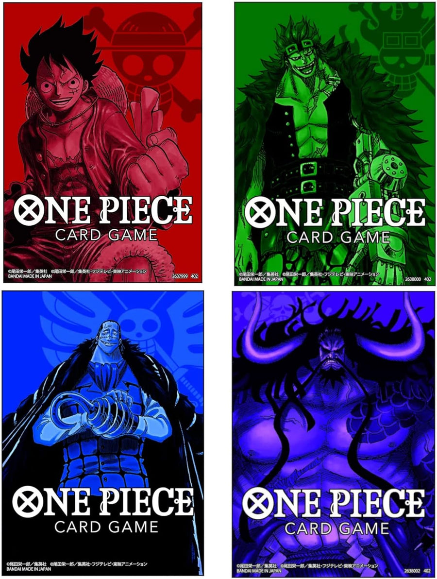 One Piece Trading Card Game - Card Sleeve Set 1 - Set of 4 Sleeve Type - Solaris Japan One Piece Trading Card Game - Card Sleeve Set 1 - Set of 4 Sleeve Type - Solaris Japan