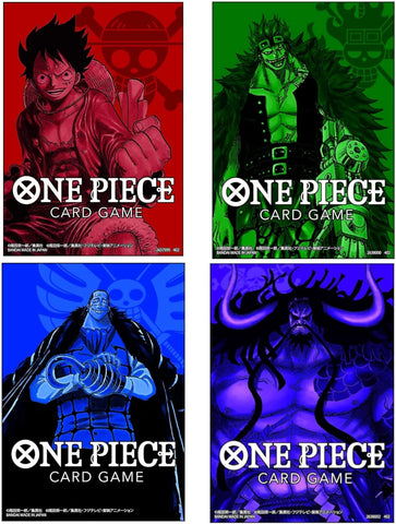 One Piece Trading Card Game - Card Sleeve Set 1 - Set of 4 Sleeve Types (Bandai)