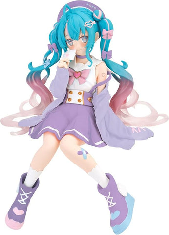 Piapro Characters - Hatsune Miku - Noodle Stopper Figure - Sailor Suit in Love Purple ver. (FuRyu)