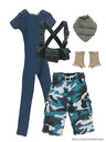 Doll Clothes - Picconeemo Costume - Military Battle Dress Set II - 1/12 - Marine Color Set (Azone)