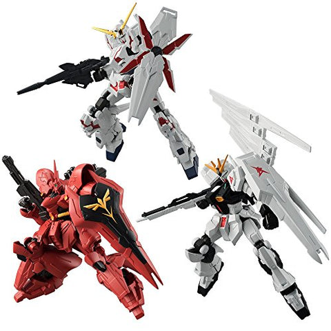Kidou Senshi Gundam: Char's Counterattack - RX-93 Nu Gundam - Bandai Shokugan - Candy Toy - Mobile Suit Gundam G Frame 01 - Armor Set (Bandai)