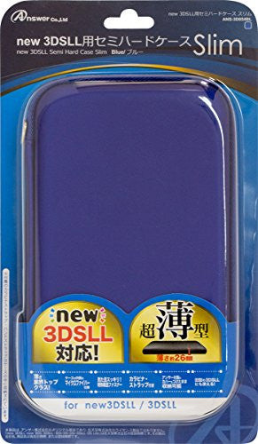 Semi Hard Case Slim for New 3DS LL (Blue)