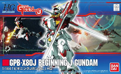 GPB-X80J Beginning J Gundam - Model Suit Gunpla Senshi Gunpla Builders Beginning J