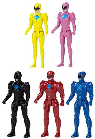 Power Rangers (2017) - Black Ranger - Blue Ranger - Megazord - Pink Ranger - Red Ranger - Yel