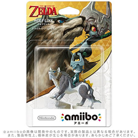 Zelda no Densetsu: Twilight Princess - Midna - Wolf Link - Amiibo (Nintendo)