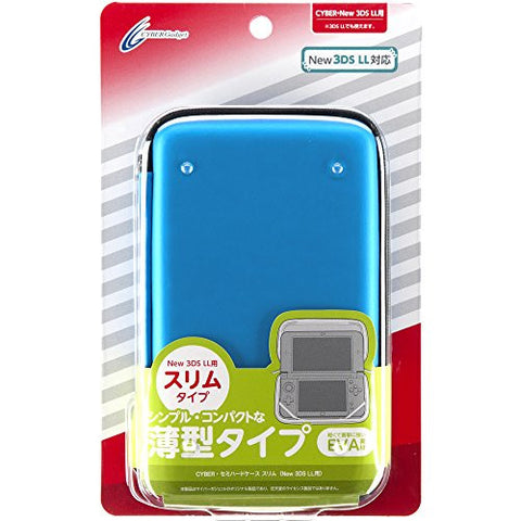 Semi Hard Case Slim for New 3DS LL (Blue)