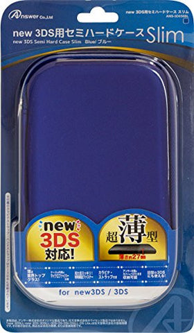 Semi Hard Case Slim for New 3DS (Blue)