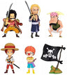 One Piece - One Piece World Collectable Figure Wanokuni Kaisouhen Vol. 2 - World Collectable Figure - Set Of 6 (Bandai Spirits, Banpresto)