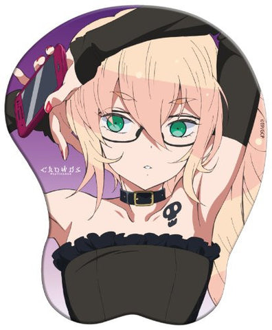 Gatchaman Crowds - Ninomiya Rui - Oppai Mousepad - Load Galax (Hobby Japan)