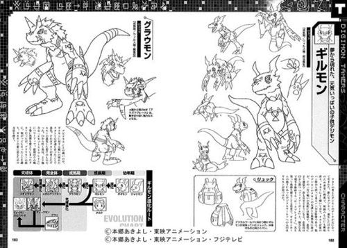 Digimon Series Memorial Book Digimon Animation Chronicle Art Book