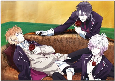 Diabolik Lovers - Sakamaki Reiji - Sakamaki Shuu - Sakamaki Subaru - Clear Poster (Penguin Parade)