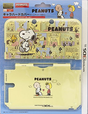 3DS LL Character Hard Cover (Peanuts Ashiato)