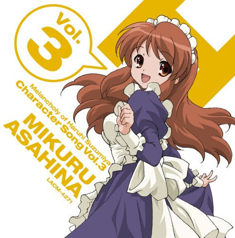 The Melancholy of Haruhi Suzumiya Character Song Vol.3 MIKURU ASAHINA