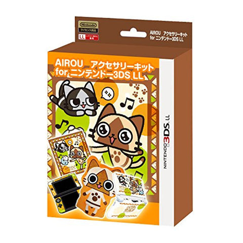 MH Airou Accessory Kit for 3DS LL (Damage on package)