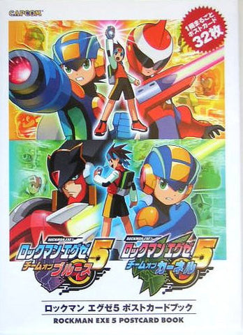Mega Man Battle Network 5 Postcard Book / Gba