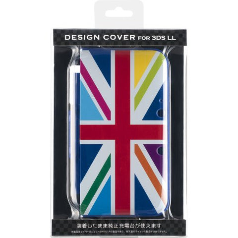 Design Cover for 3DS LL (Union Jack Rainbow)