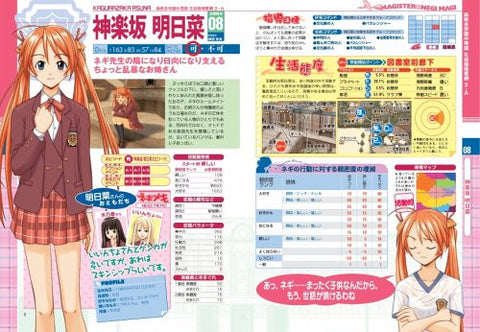 Negima 1jikan Me Okochama Sensei Wa Mahou Tsukai Official Stragegy Guide Book Ps2