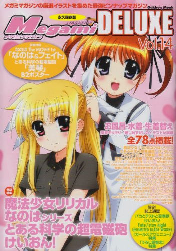 Megami Magazine Deluxe #14 Japanese Moe Girls Magazine W/Poster