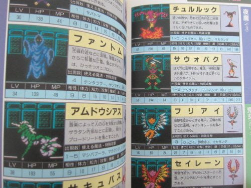 Digital Devil Story Megami Tensei Ii 2 Winning Strategy Guide Book / Nes