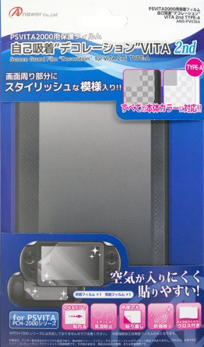Screen Protect Decoration Film for PS Vita PCH-2000 (Type A)