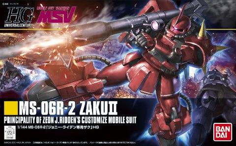 MSV-R - MS-06R-2 Zaku II High Mobility Type - HGUC #166 - 1/144 - Johnny Ridden Custom (Bandai)