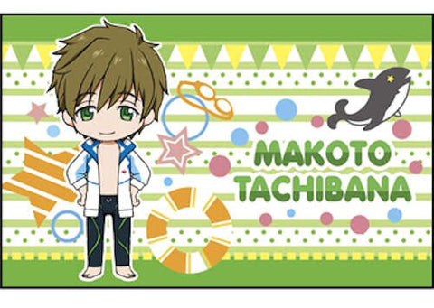 Free! - Tachibana Makoto - Mini Towel - Scrunchie (Ensky)