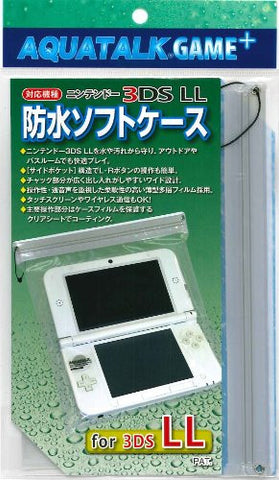 Aquatalk Waterproof Soft Case for 3DS LL (Silver)