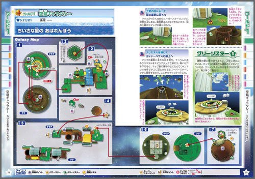 Super Mario Galaxy 2 Nintendo Dream Nintendo Game Strategy Guide Book / Wii