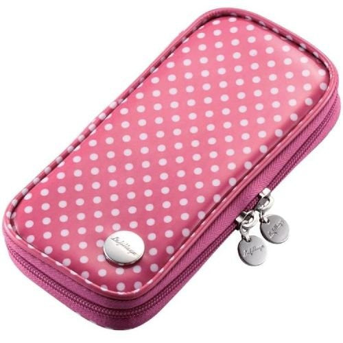 PSP Vinyl Coating Case (Pink Dot)