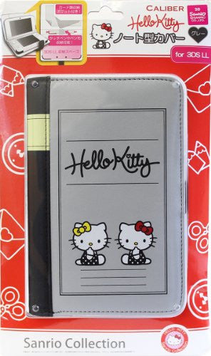 Hello Kitty Note Cover for 3DS LL (Gray)