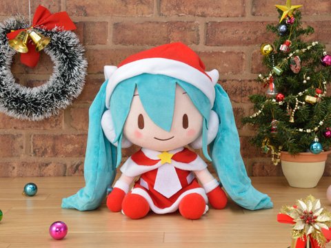 Hatsune Miku -Project Diva- F 2nd - Hatsune Miku - Mega Jumbo Nuigurumi - Christmas