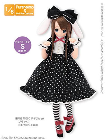 Doll Clothes - Pureneemo Original Costume - PureNeemo S Size Costume - Clock Usagi-san Set - 1/6 (Azone)