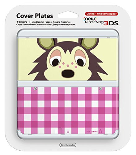 New Nintendo 3DS Cover Plates No.016 (Animal Crossing Asami) Slight damage on package