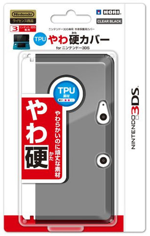 TPU Body Cover 3DS (clear black)