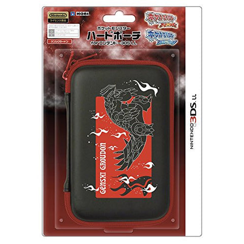 Pokemon Hard Pouch for 3DS LL (Genshi Groudon)