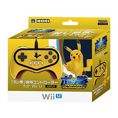 Hori Official Pokkén Tournament Controller for Wii U - Pikachu Version
